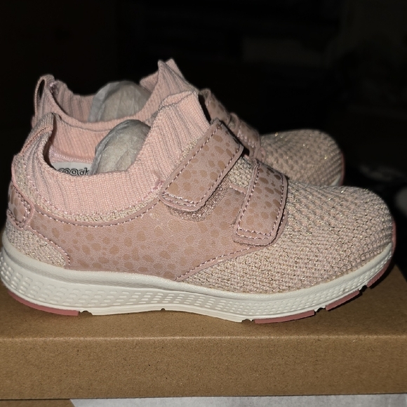 Sparkly Pink Kids Sneakers - Picture 4 of 5